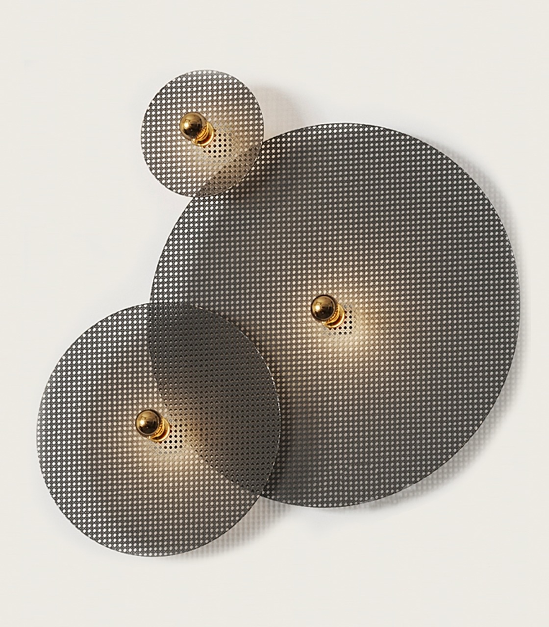 Бра Tan Tan A1053/5 см золотой металл + 1125/90 см черный Ротанг Aromas del Campo