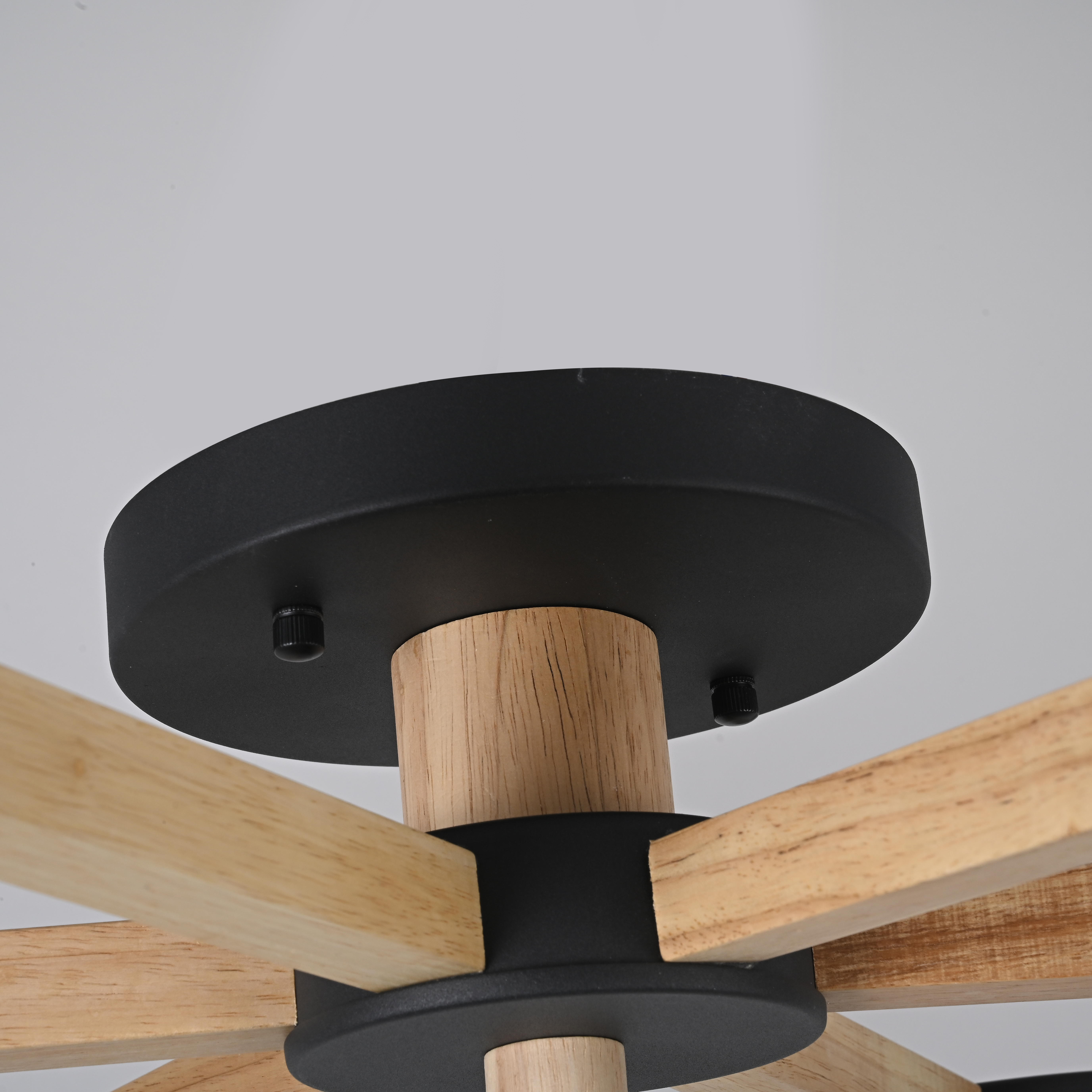 Потолочная люстра TURNA 6 Black by ImperiumLoft