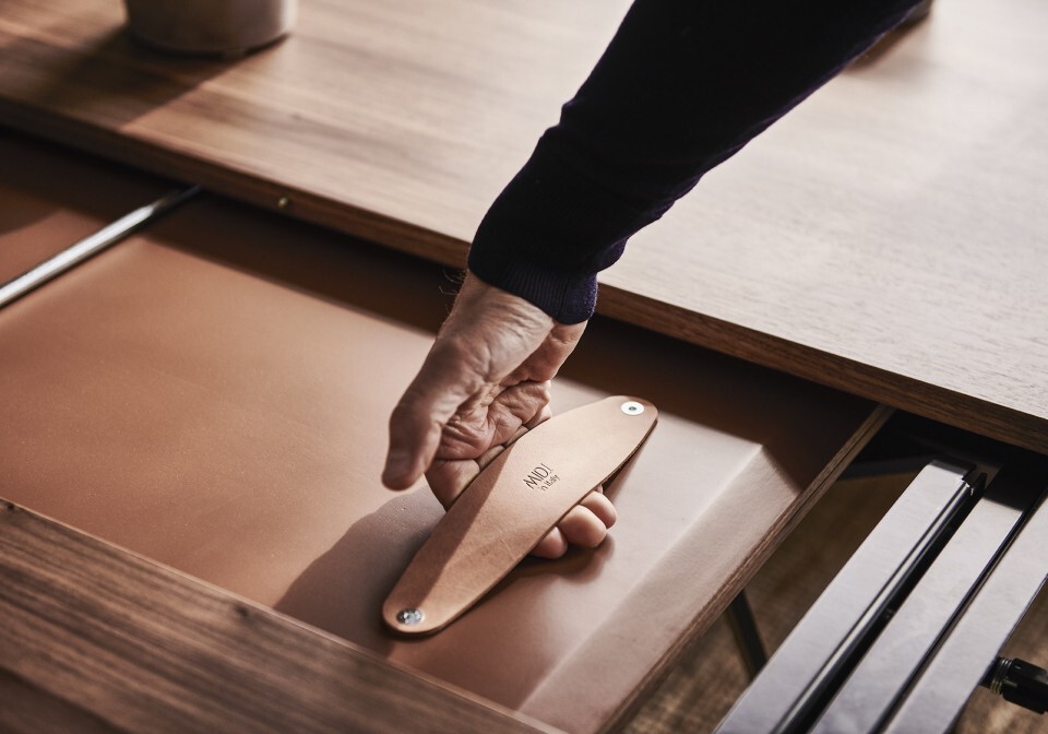 Обеденный стол Midj Paul Ceramic T1970D12+grafite (EG)+rust oxide (K23)