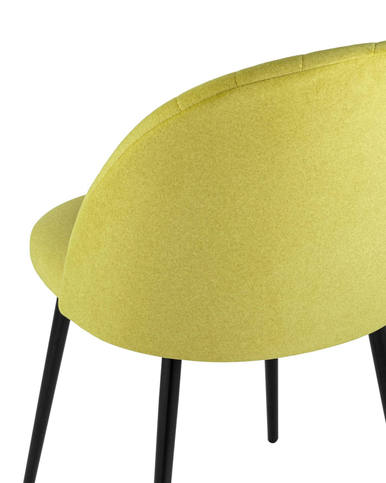 Стул Марсель микровелюр желтый Stool Group