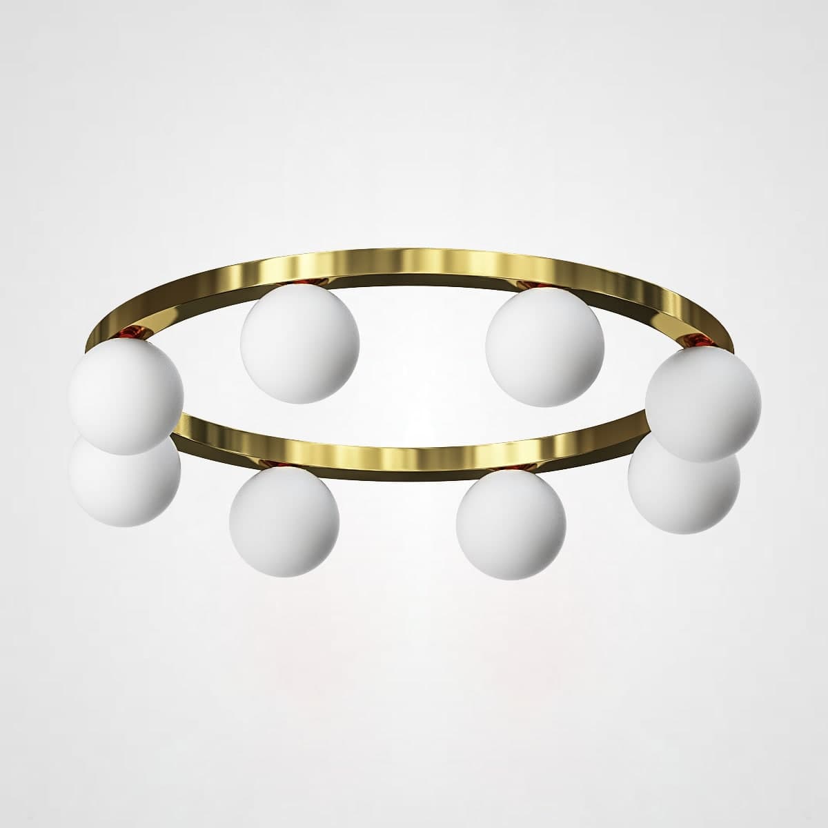 Потолочный светильник WREATH 8 D77 Золото, Матовый by ImperiumLoft