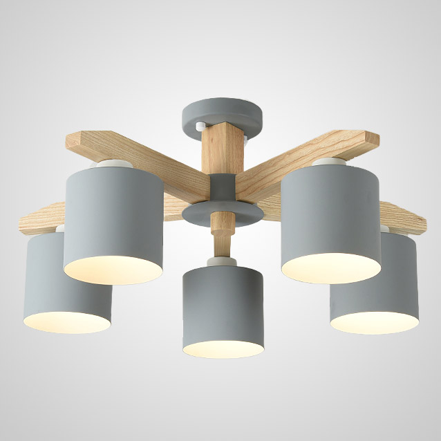 Потолочная люстра CRISS L8 Grey by ImperiumLoft