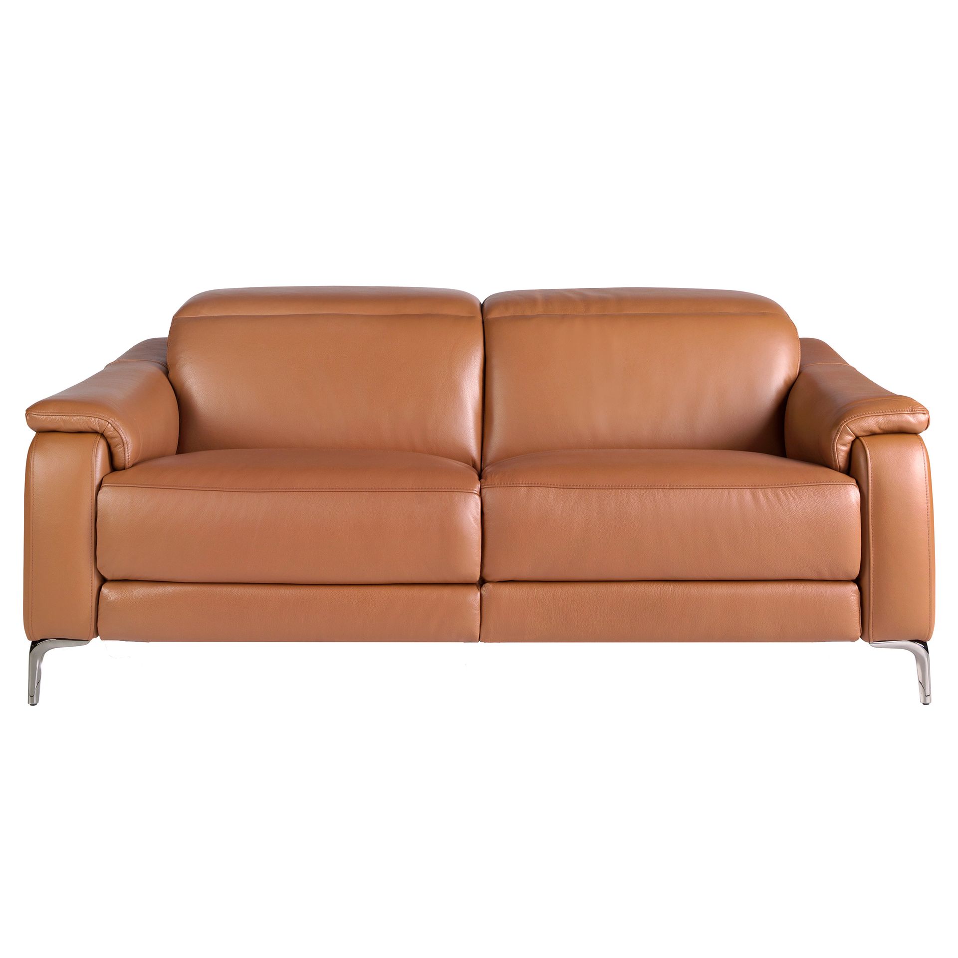 Диван 3-х местный с реклайнером 6181/KM6132-3P-M5676 из коричневой кожи Angel Cerda