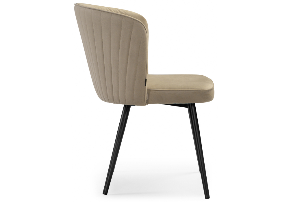 Стул Woodville Фрибур velutto 05 / черный 462401