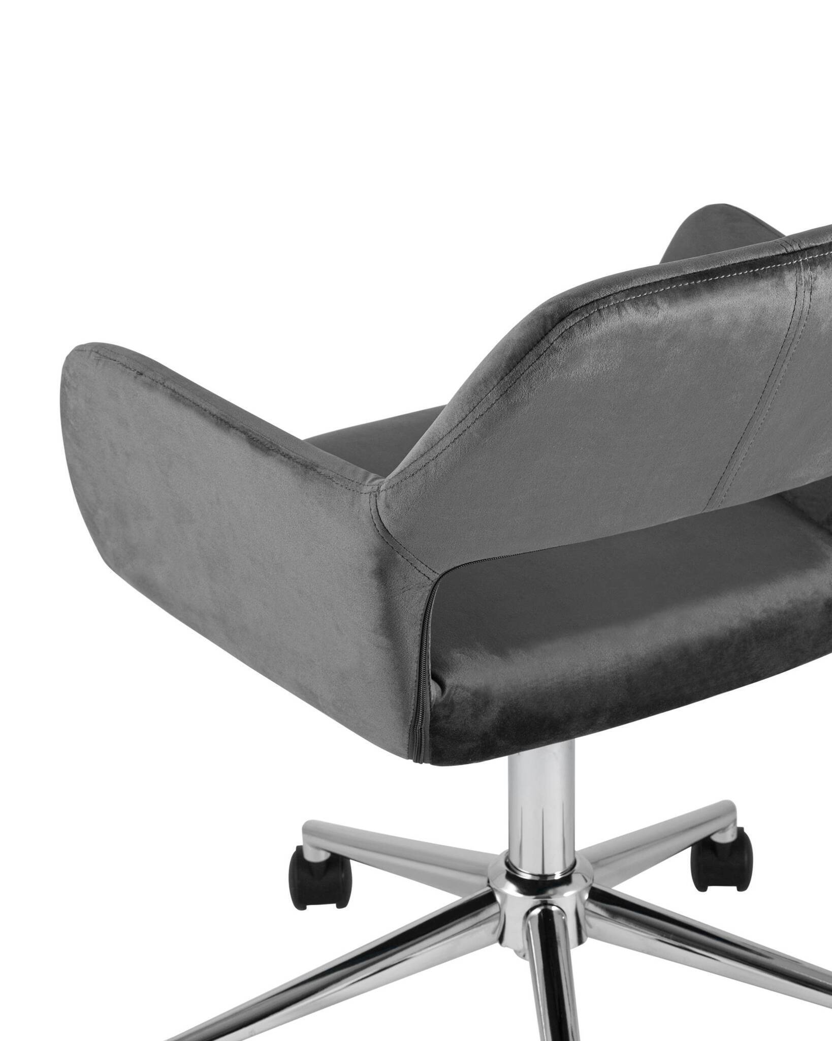 Кресло офисное Ross велюр серый Stool Group