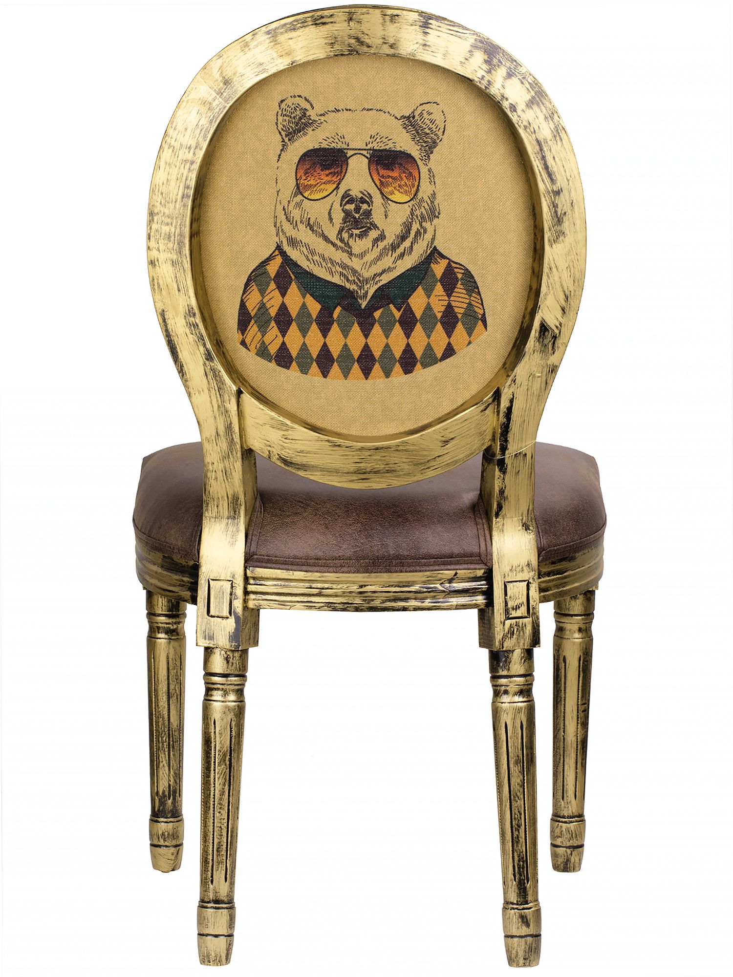 Стул Белый медведь Glasar 51-032