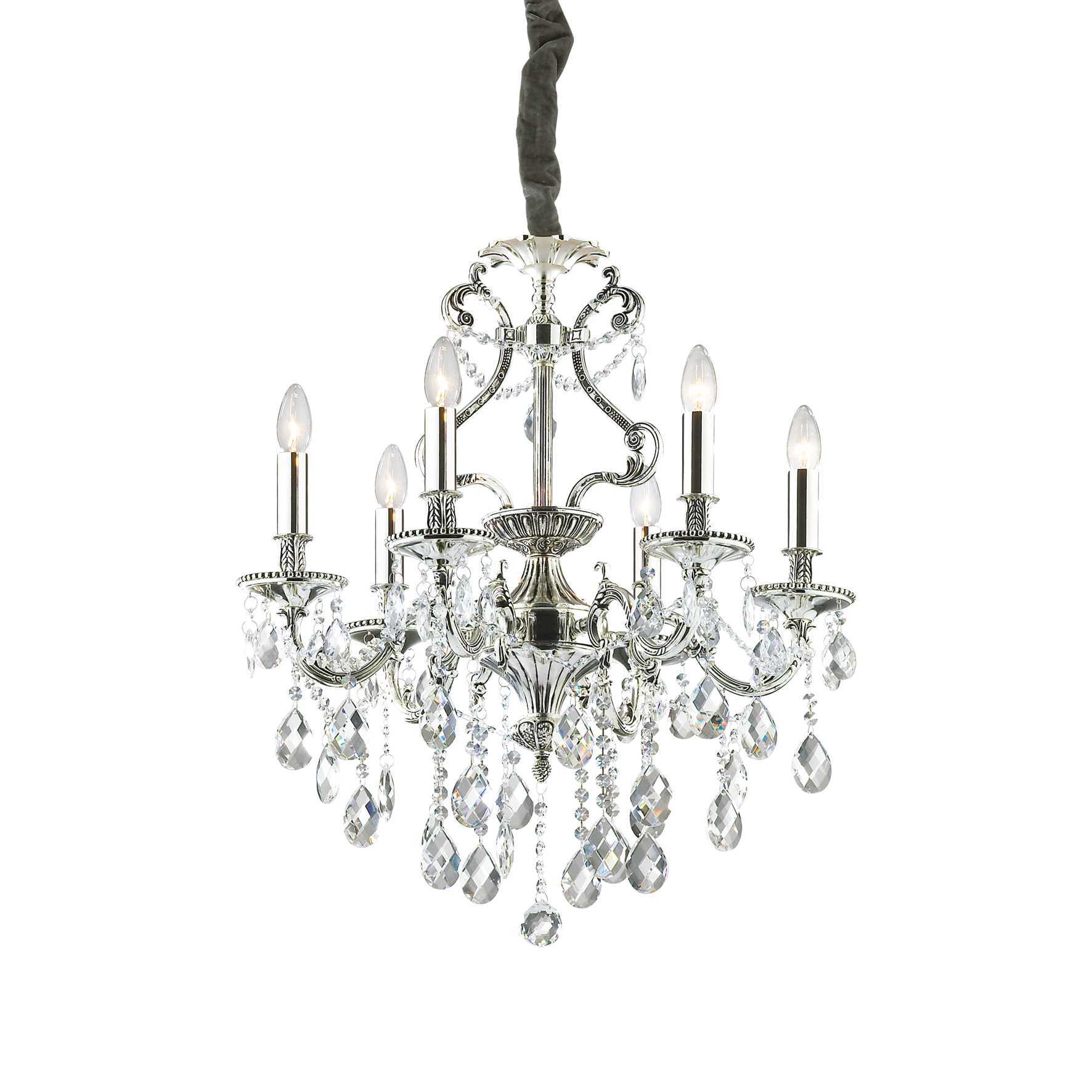 Потолочный светильник Ideal Lux GIOCONDA SP6 ARGENTO 044927