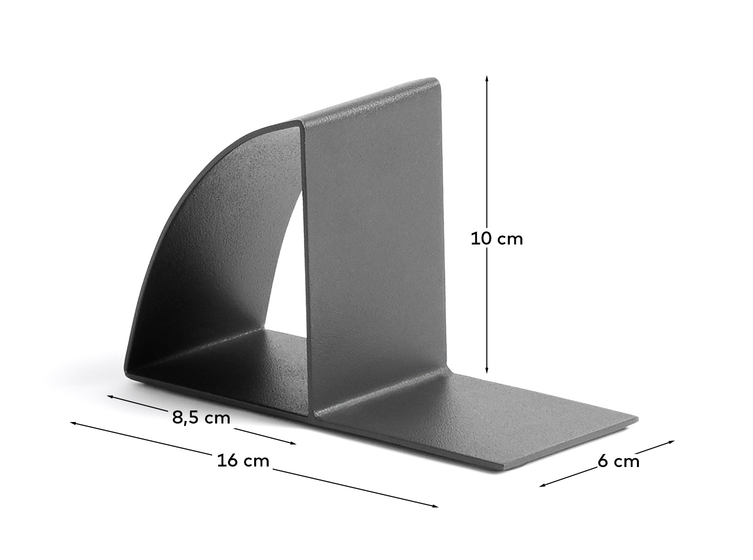 Подставка для книг Mistra черного цвета из железа La Forma 447932