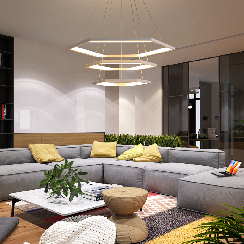 Подвесная люстра VENEZIA D45 Трехцветный свет by ImperiumLoft
