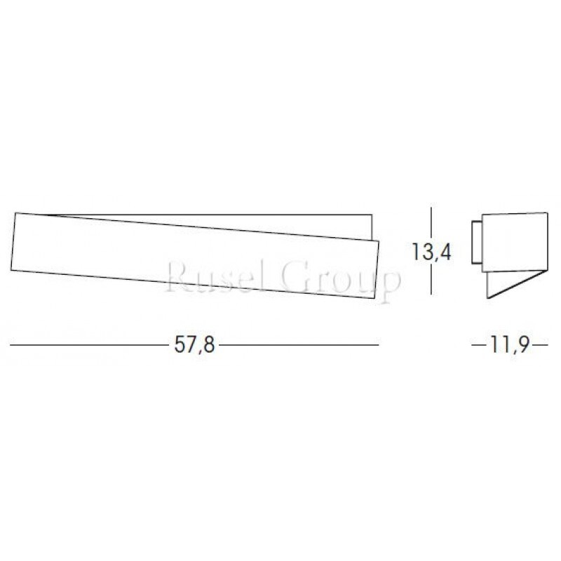 Настенный светильник Linea Light Zig Zag 7006