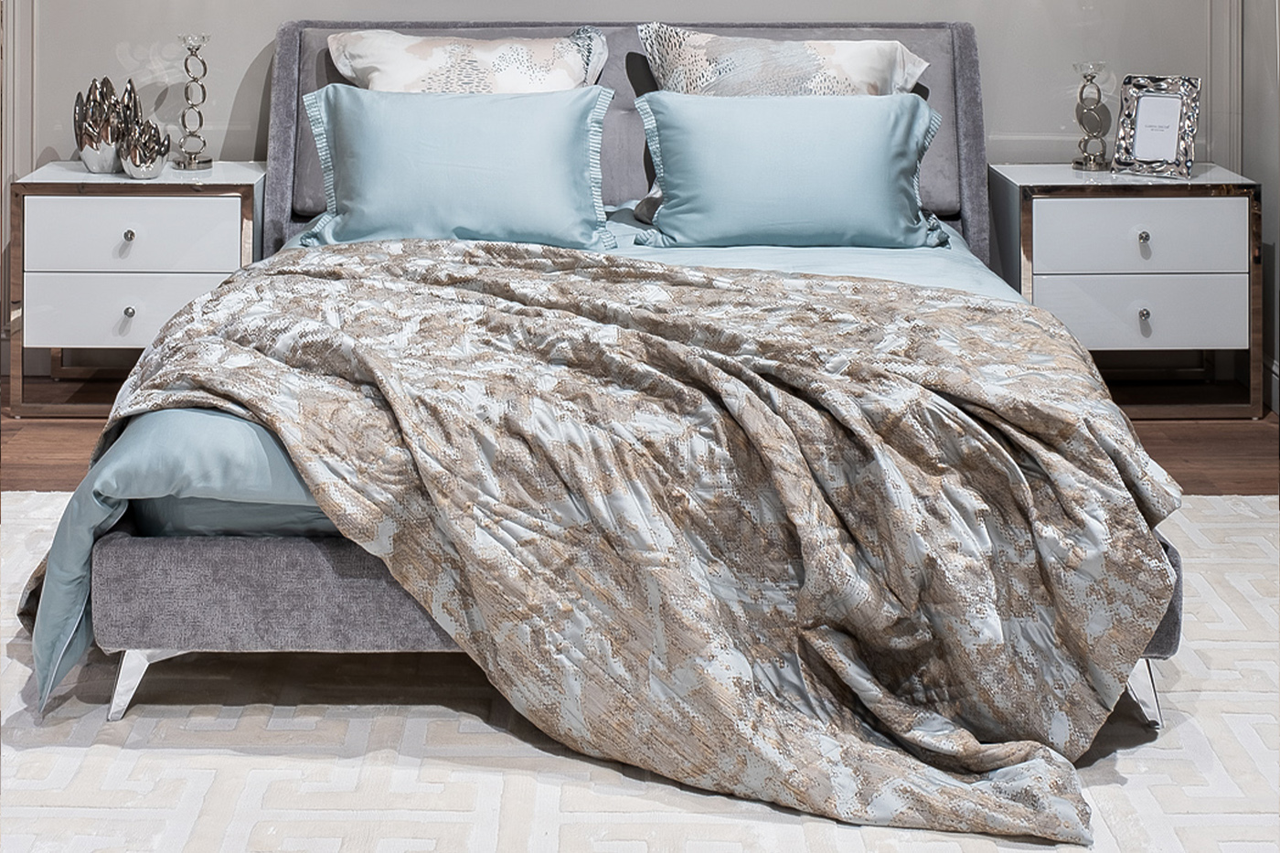 Покрывало Bromley Art Deco 260х260см Garda Decor 121GD-14604