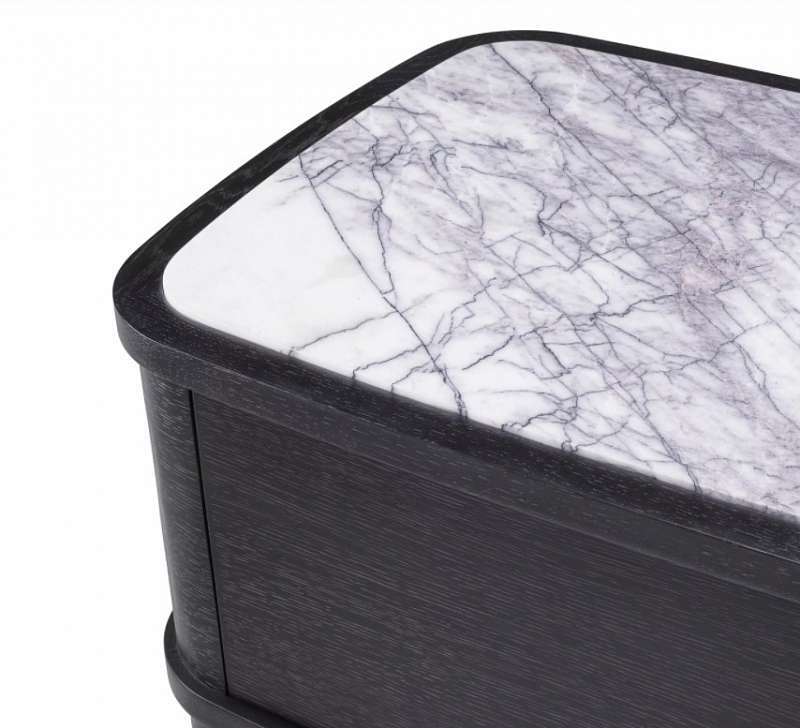 Прикроватная тумба Eichholtz Cabana charcoal grey oak veneer 115103