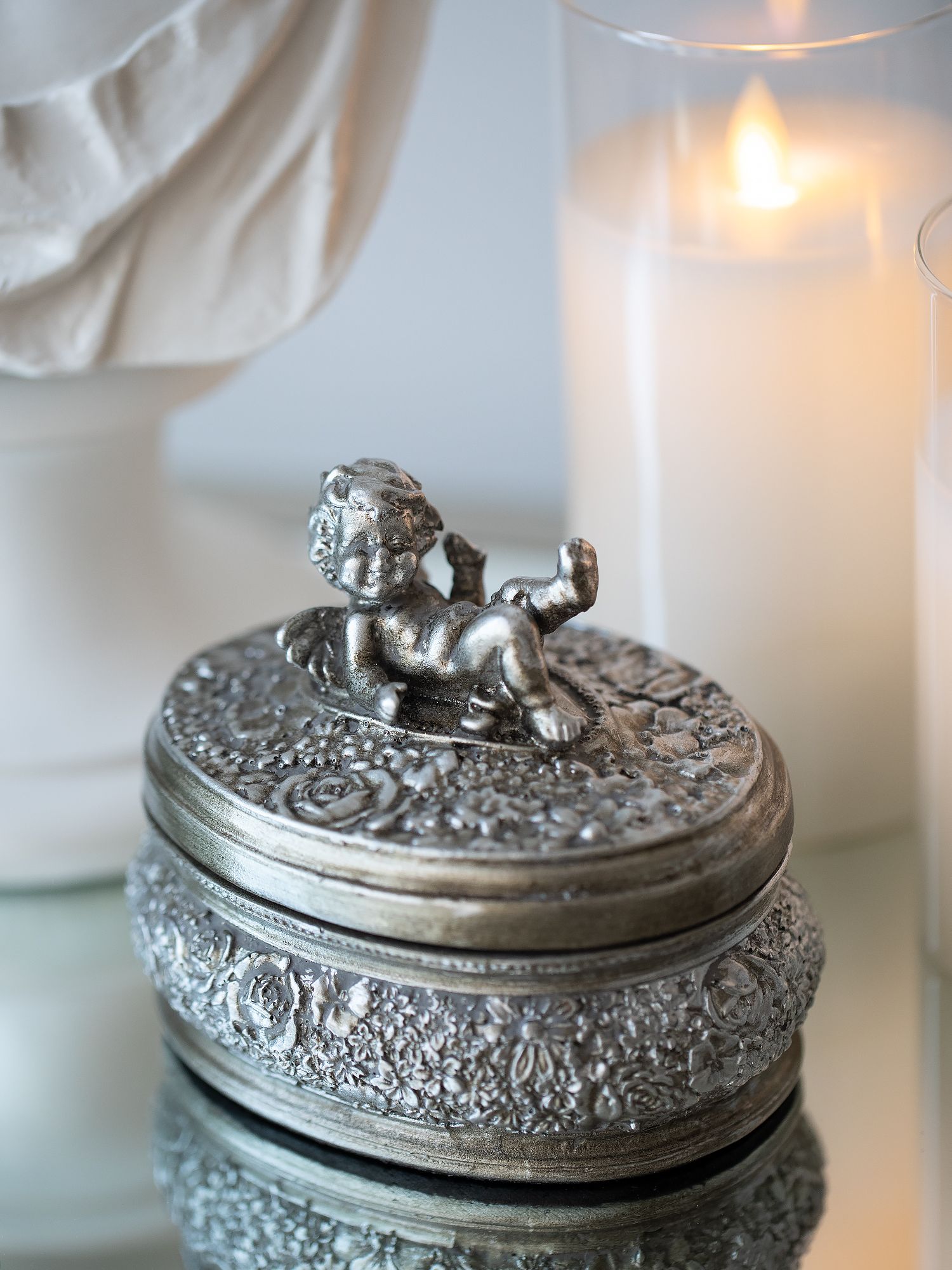 Шкатулка с ангелом Glasar 45-082