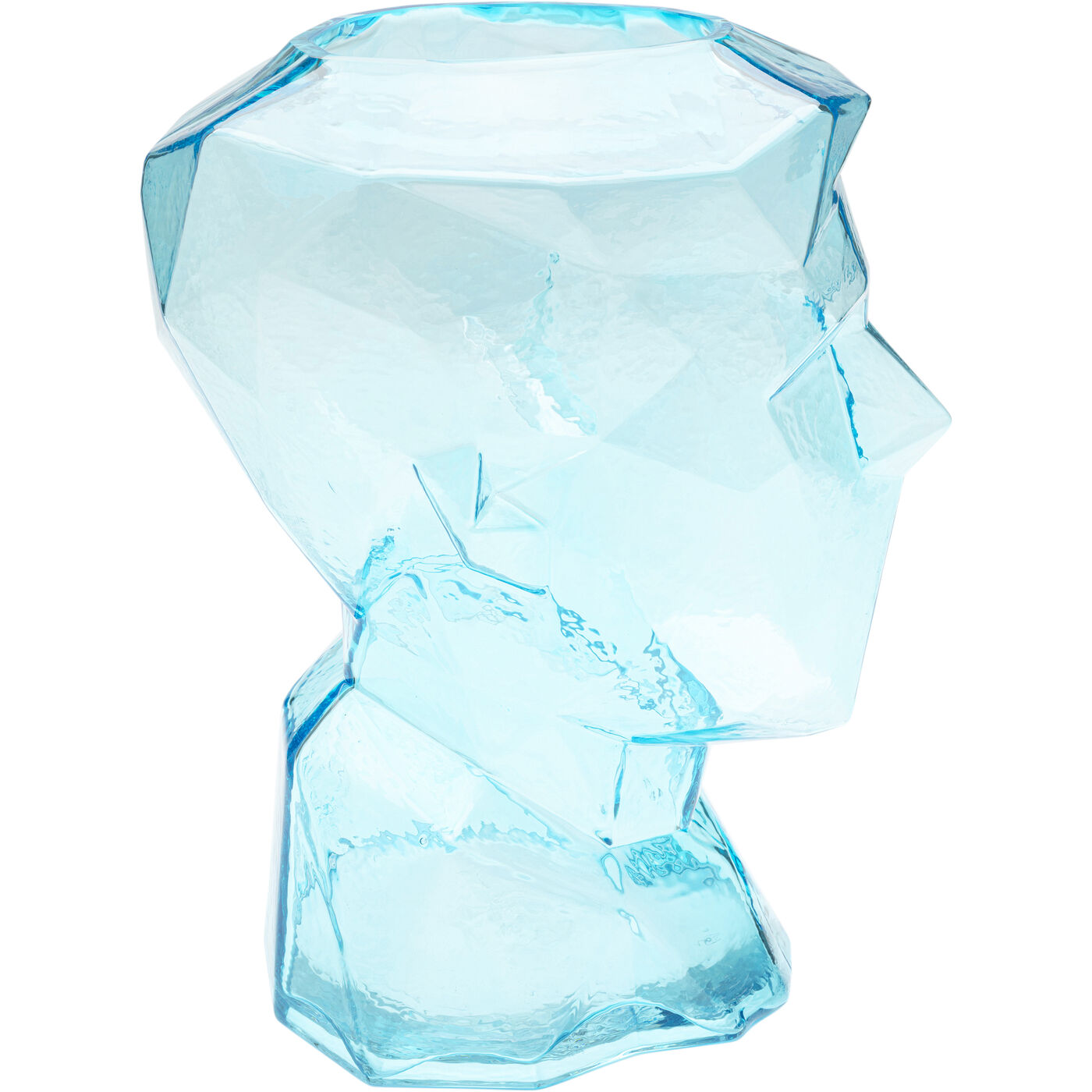 Ваза Prisma Face Light Blue 30 см KARE 56404