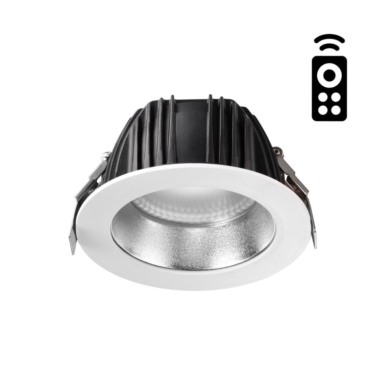 Встраиваемый диммируемый светильник на пульте управления со сменой цветовой температуры Novotech 358334