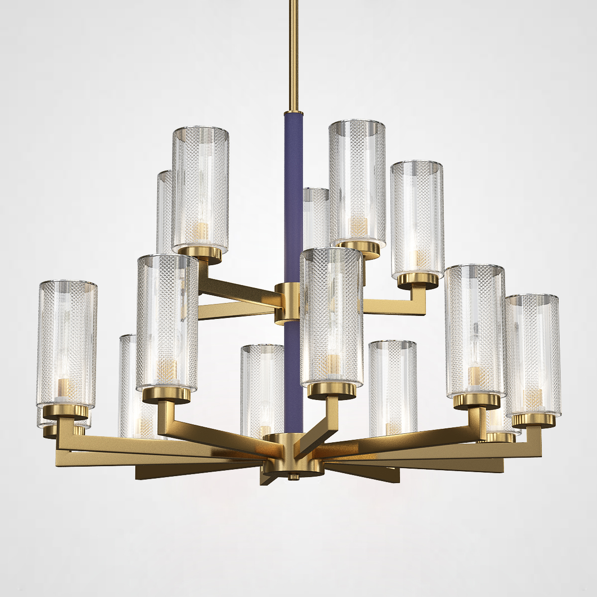 Потолочная люстра ADELEINE L15 Blue by ImperiumLoft