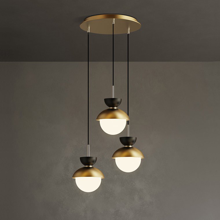 Подвесной светильник POMPON GOLD by ImperiumLoft