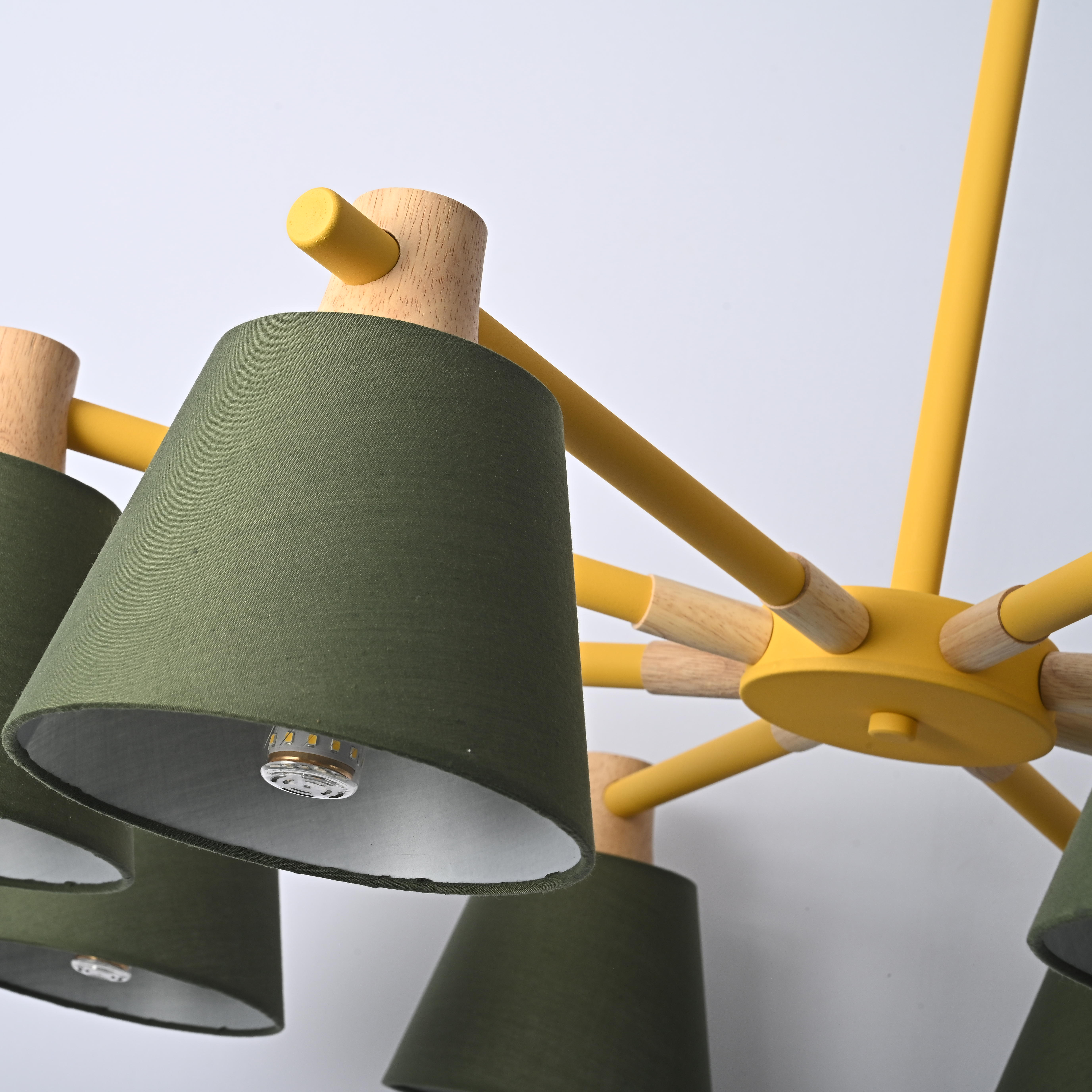 Потолочная Люстра На Штанге Natura A Green 8 By Imperiumloft