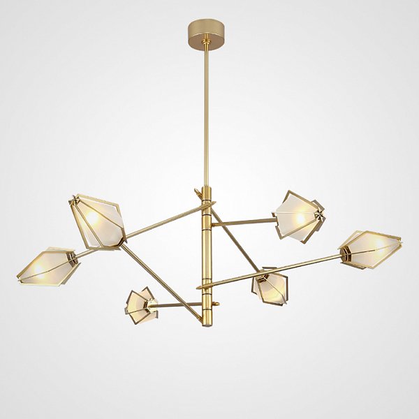 Люстра Harlow Spoke Chandelier White by ImperiumLoft