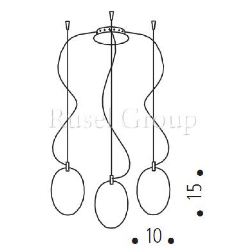 Подвесной светильник de MAJO PRO SECCO S3D