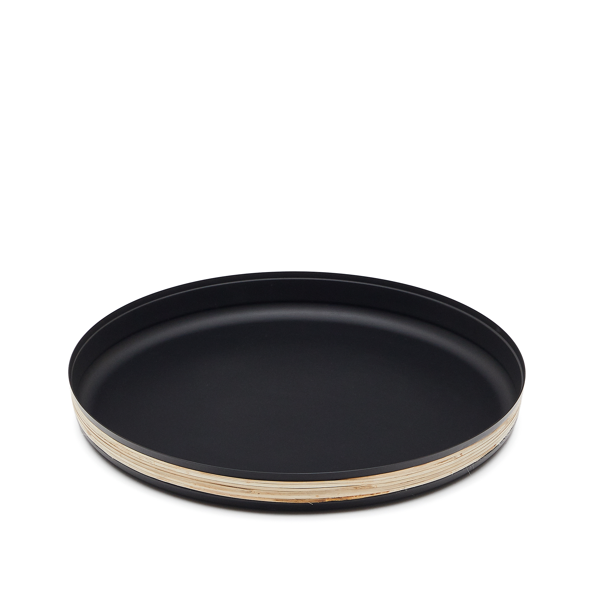 Shai Поднос из нержавеющей стали и ротанга 33 см La Forma (ex Julia Grup)