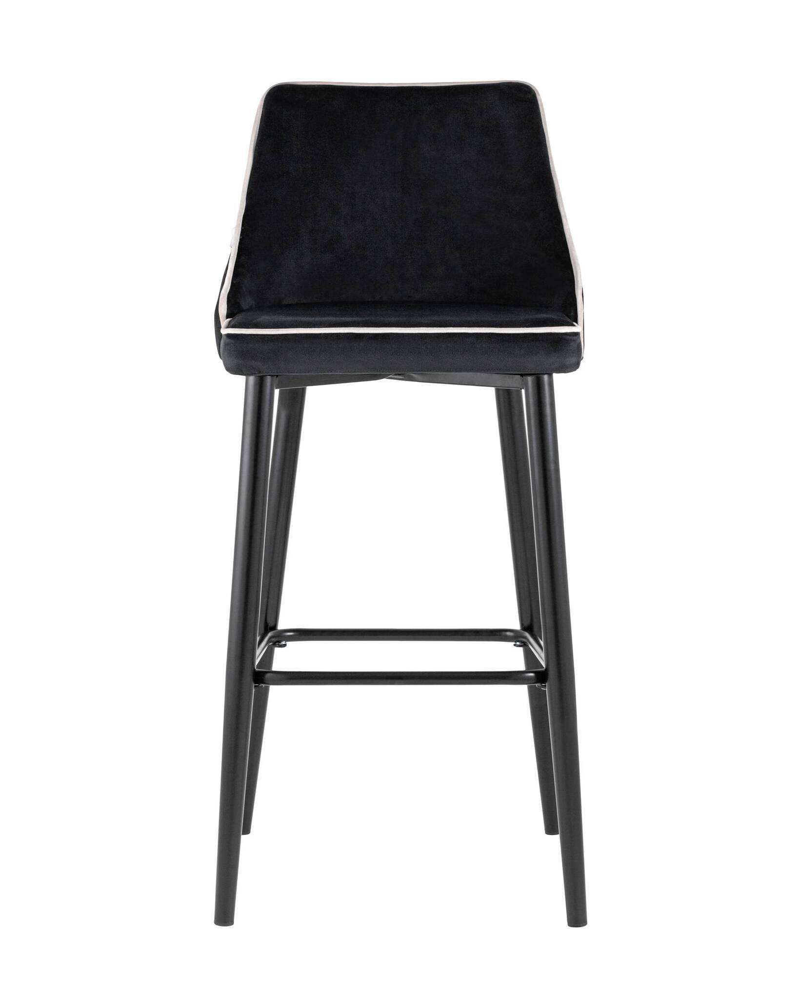 Стул барный Коби велюр черный Stool Group
