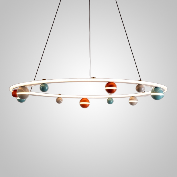 Кольцевые люстры и светильники CAKE RING D80 by ImperiumLoft