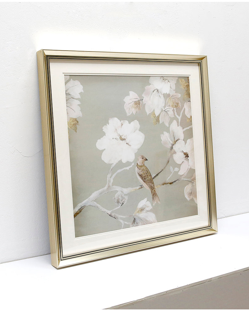 Постер в раме Birds and flowers - I Louvre Home 23P0026
