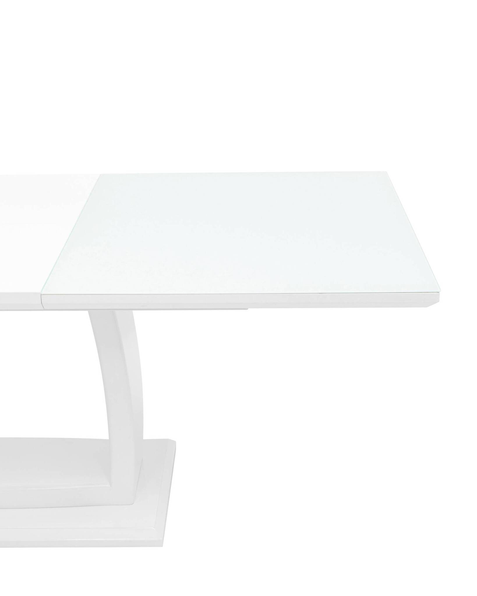 Стол обеденный Орлеан раскладной 160-215*90 глянцевый белый Stool Group