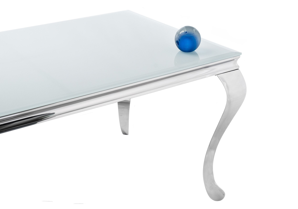 Стол стеклянный Woodville Sondal 160 белый 1643