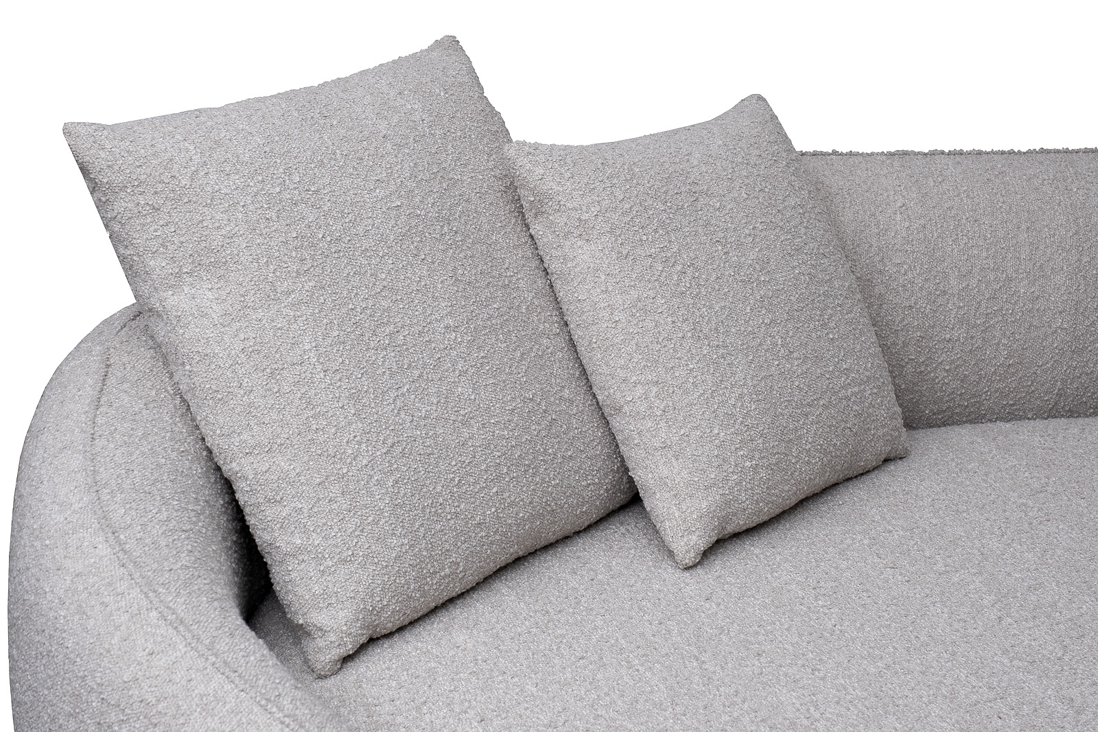 Диван трехместный GD/Toulon (левый) бежевый букле Orso BEG 257*119*72 Garda Decor GD/TOULON-3TL-ORSO BEG