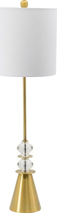 Светильник настольный с абажуром Glasar 77484CE-DS