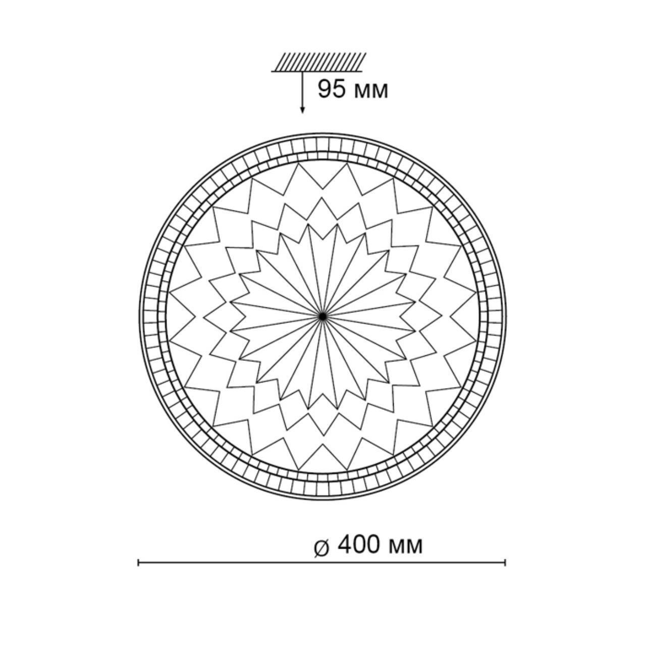 Настенно-потолочный светильник Sonex 2082/DL