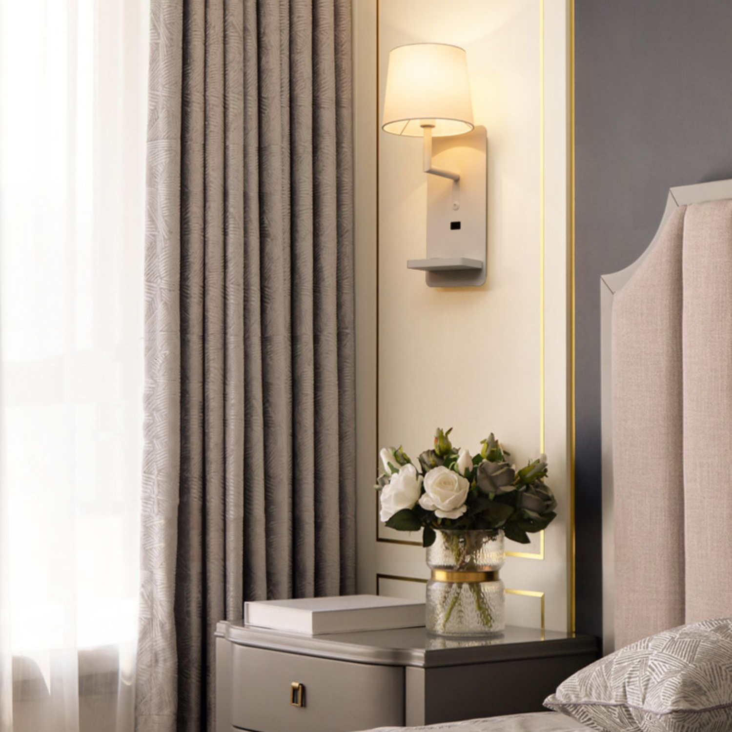 Настенный светильник VILLA B White by ImperiumLoft