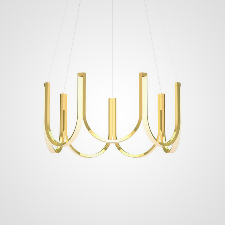 Подвесная люстра U-SERIES for Arpel D100 Gold by ImperiumLoft