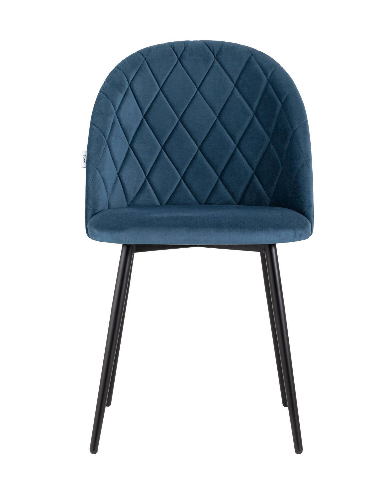 Стул Марсель велюр пыльно-синий Stool Group