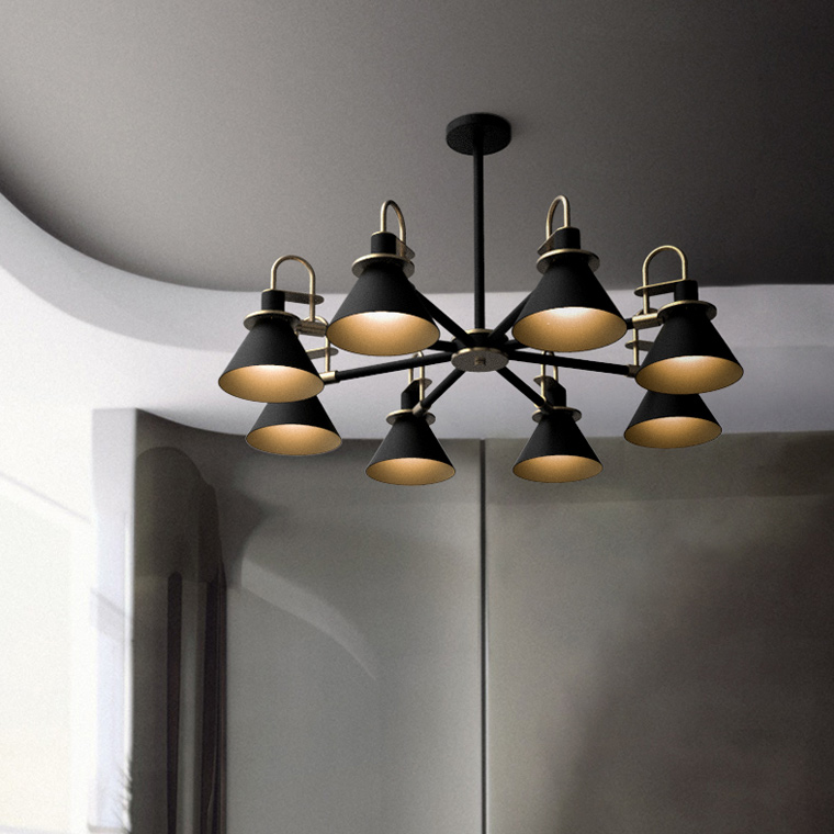 Люстра на штанге CODA D88 Green by ImperiumLoft