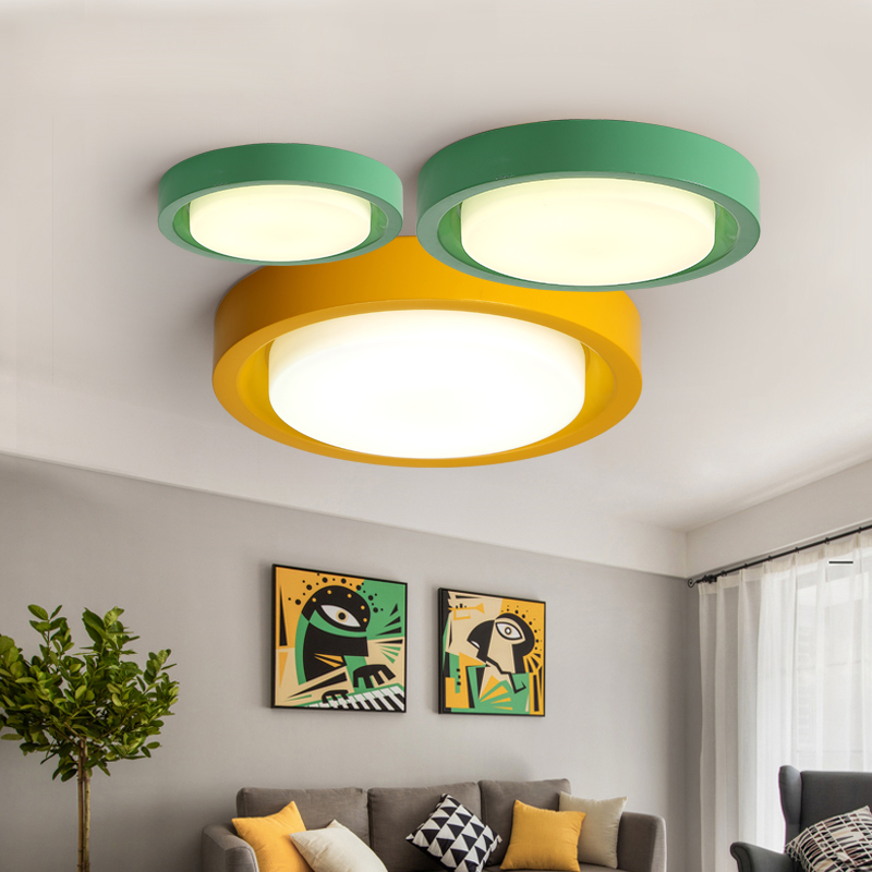 Потолочный светильник BUTTON D47 Yellow by ImperiumLoft