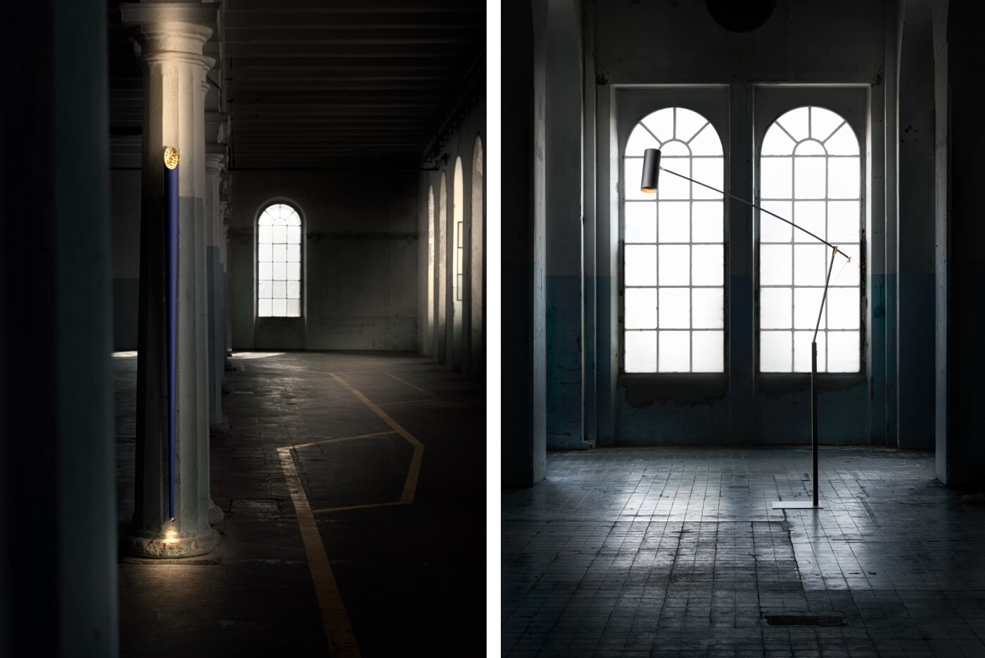 Настенный светильник Catellani & Smith Cono W blue/gold