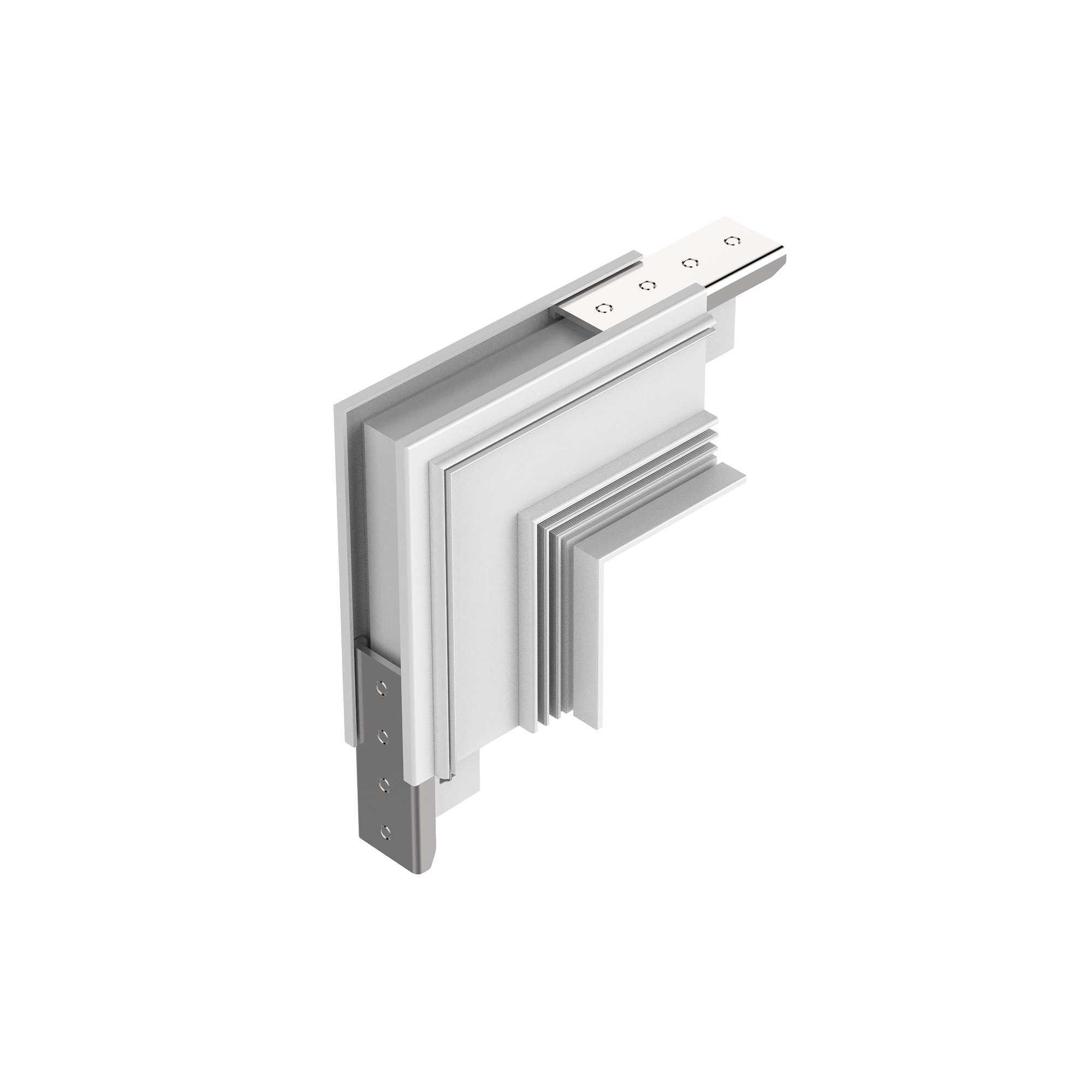 Крепление угловое вертикальное Ideal Lux EGO KIT RECESSED L ELECTR CONN VERT ACUTE DALI WH 286181