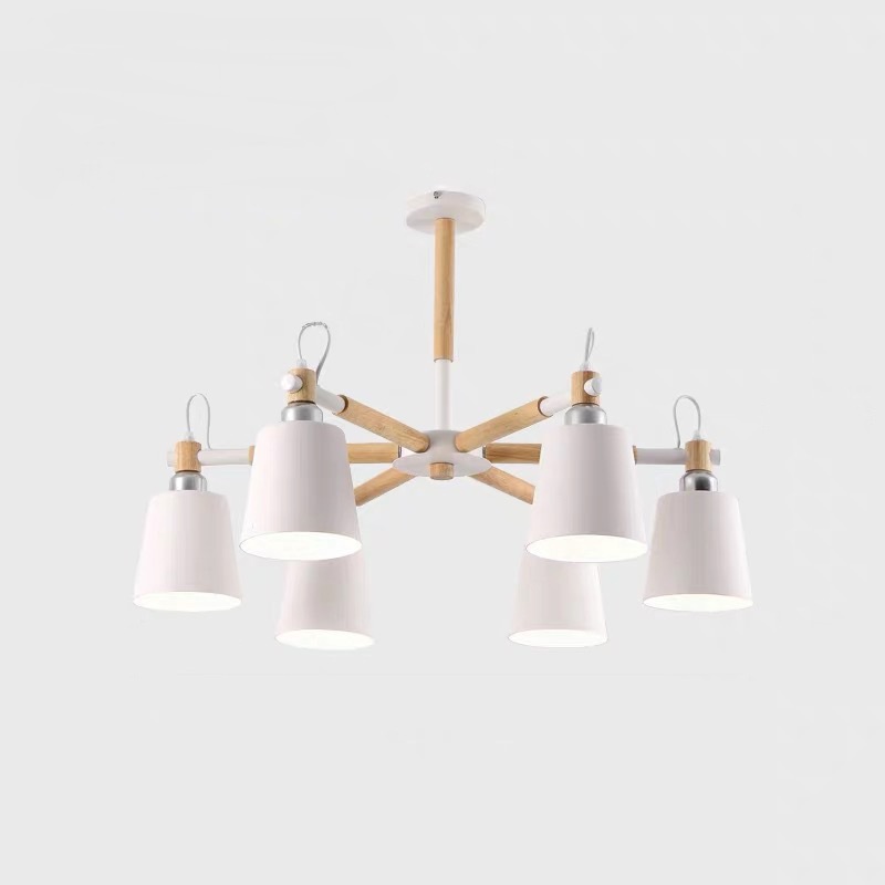 Люстра на штанге VARDA 6 lamps WH by ImperiumLoft