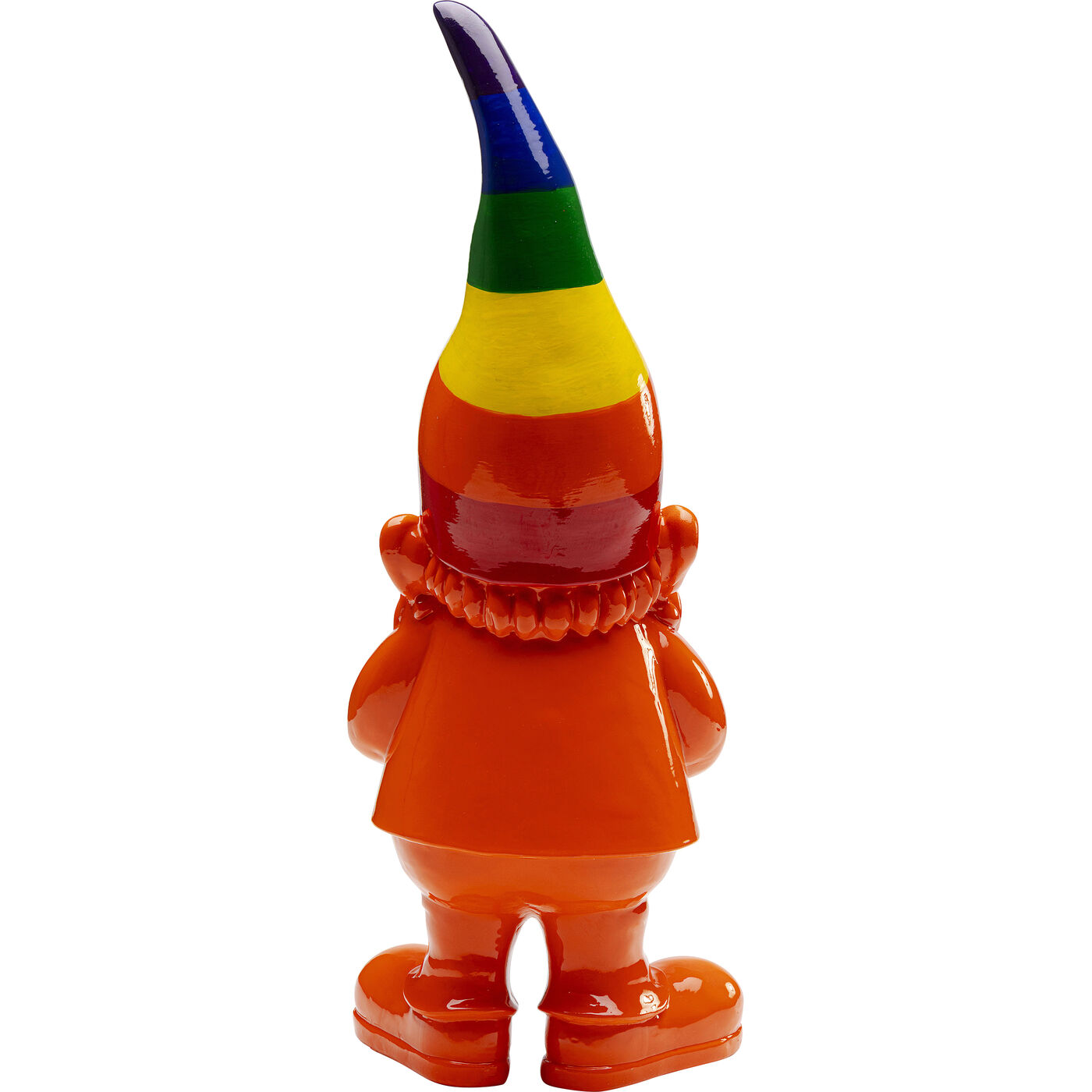 Фигура декоративная Gnome Standing Rainbow Orange 46cm KARE 56623