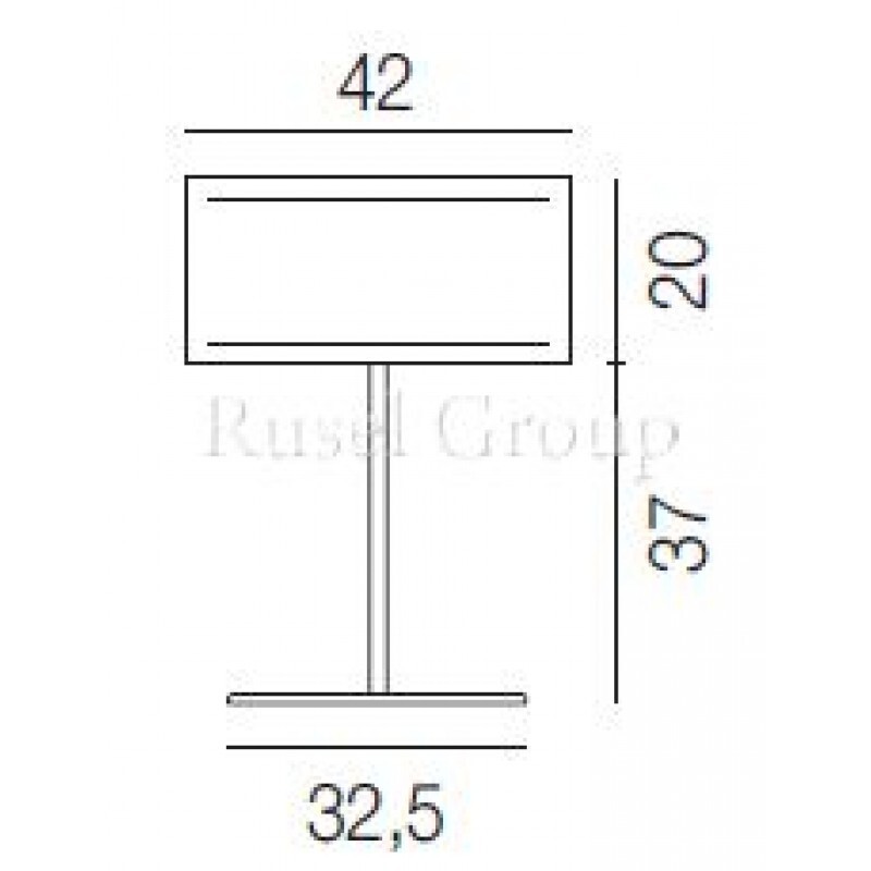 Настольная лампа Vistosi THOR LT 42