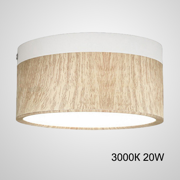 Точечный светильник FOG WOOD D14,5 White 3000К 20W by ImperiumLoft