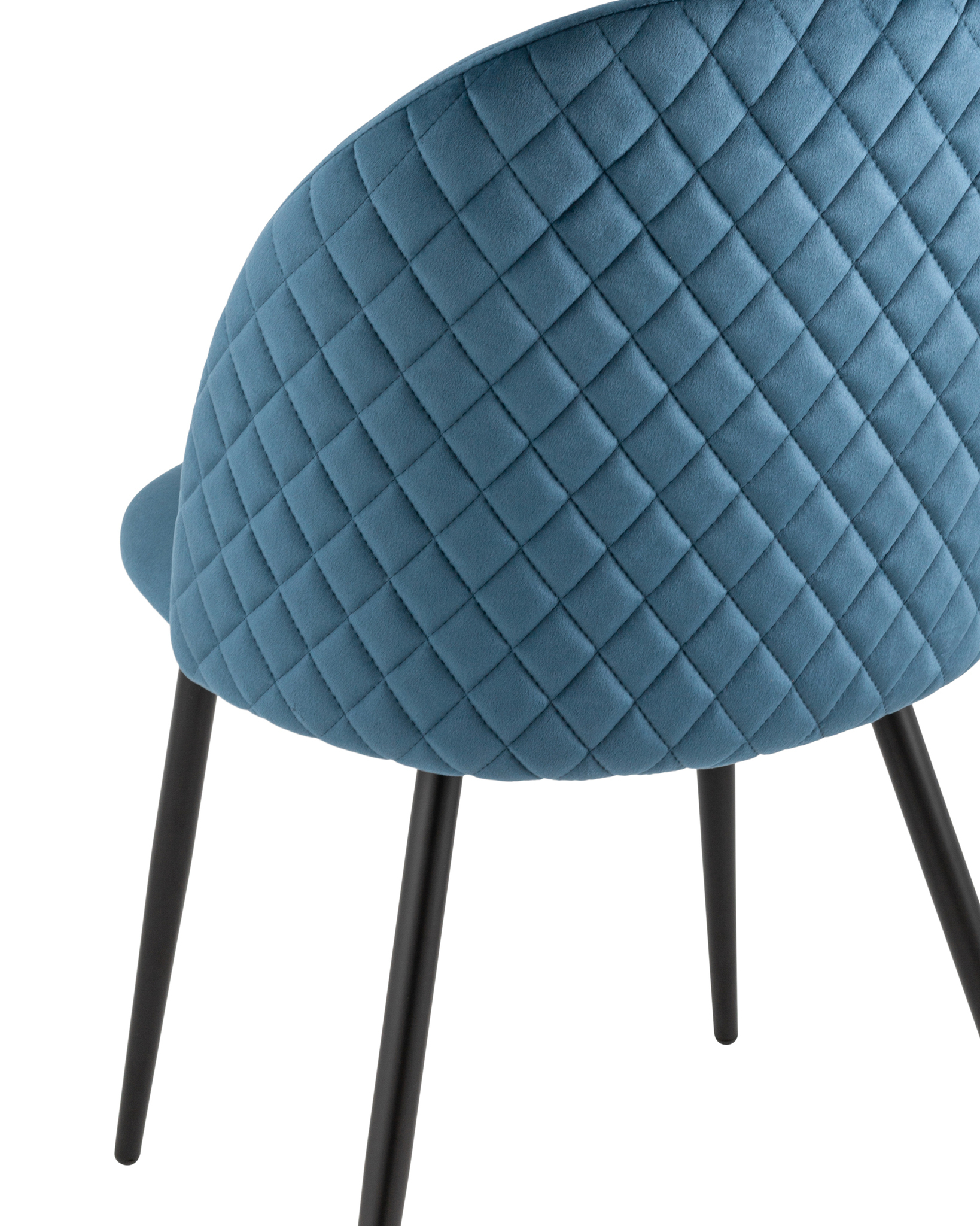Стул Lilly велюр сине-зеленый Stool Group