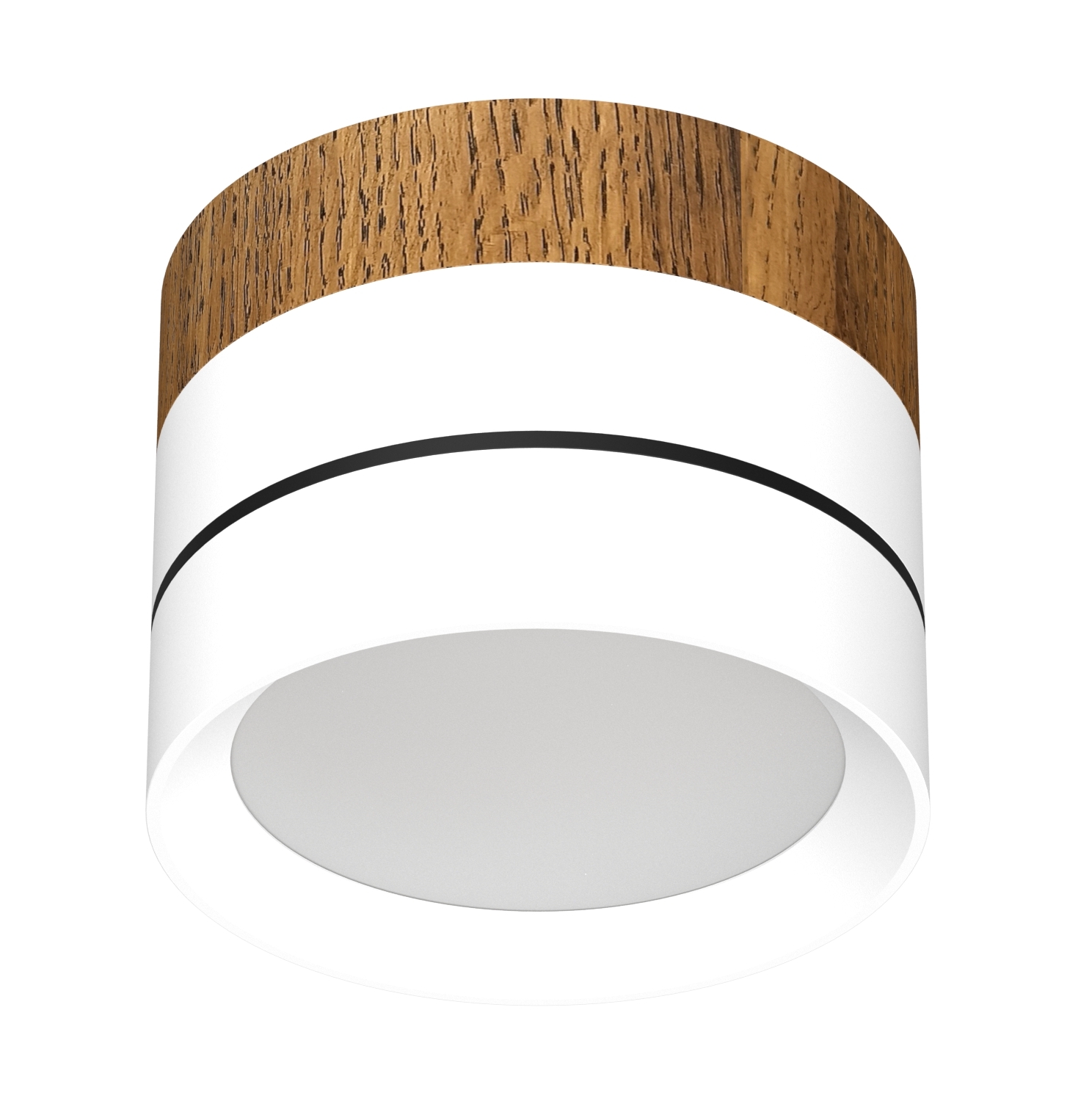 Накладной светодиодный светильник Ledron BARREL Wooden White