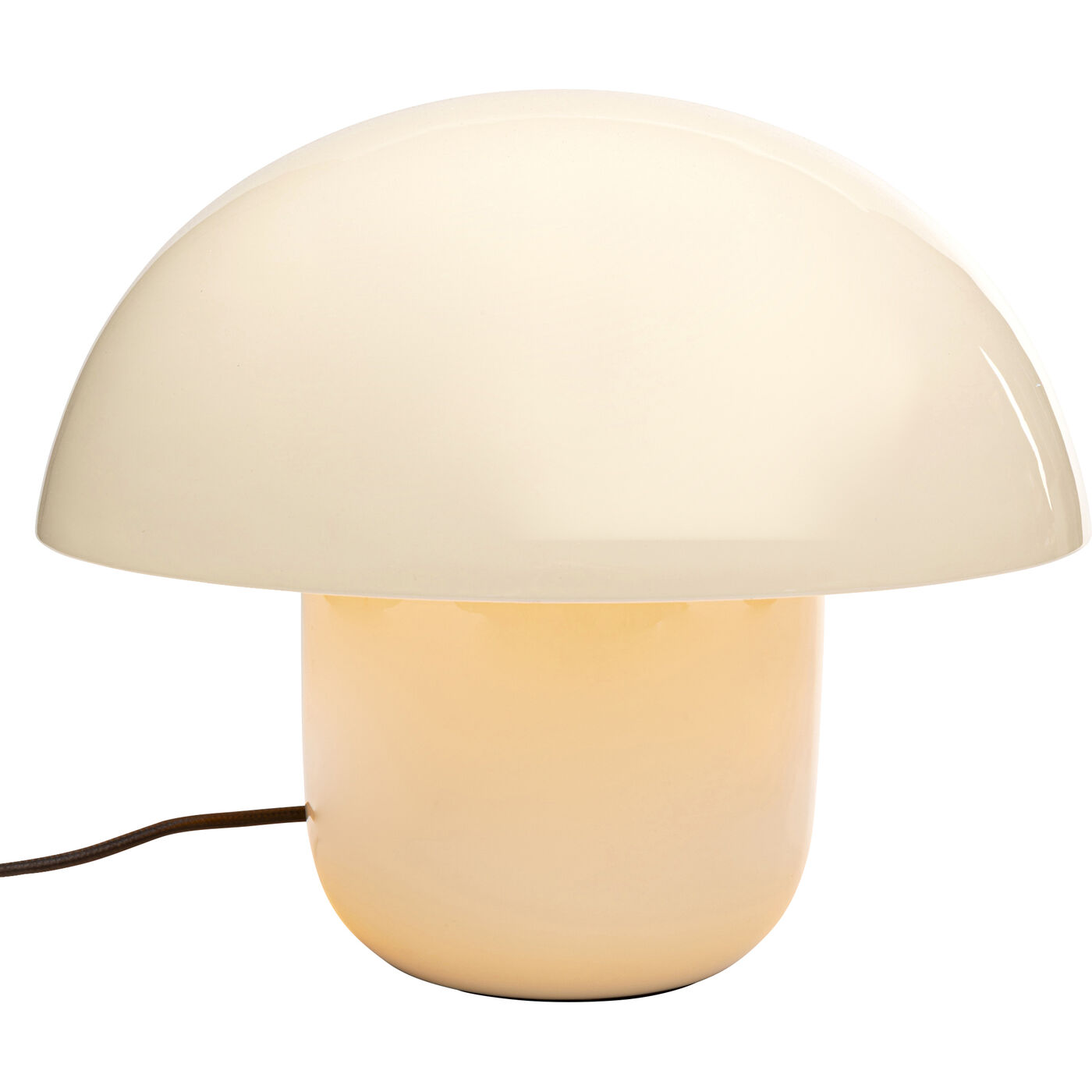 Светильник настольный Mushroom Shiny Ecru 27cm KARE 58170
