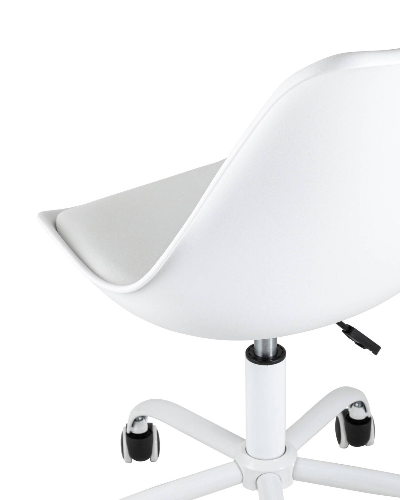 Стул офисный Blok пластиковый белый Stool Group