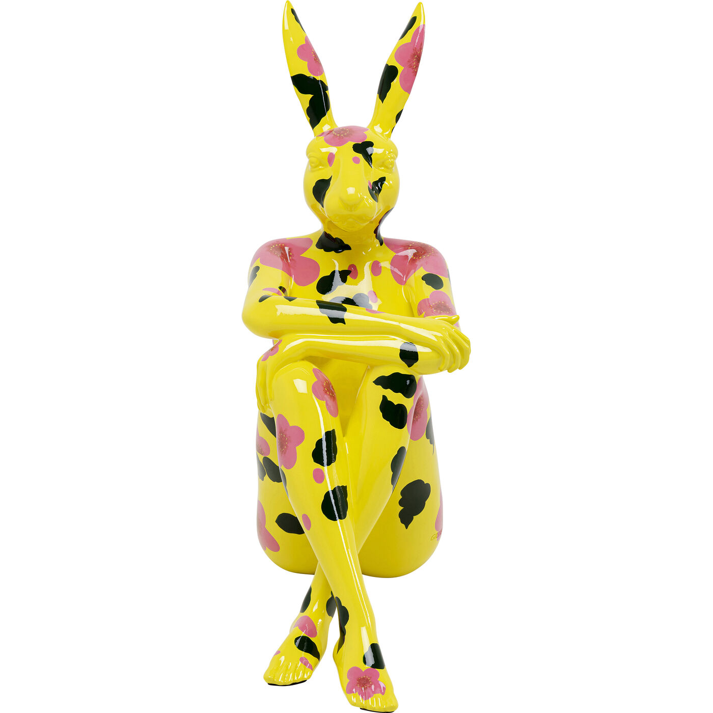 Фигура декоративная Gangster Rabbit Yellow 80 см KARE 56293