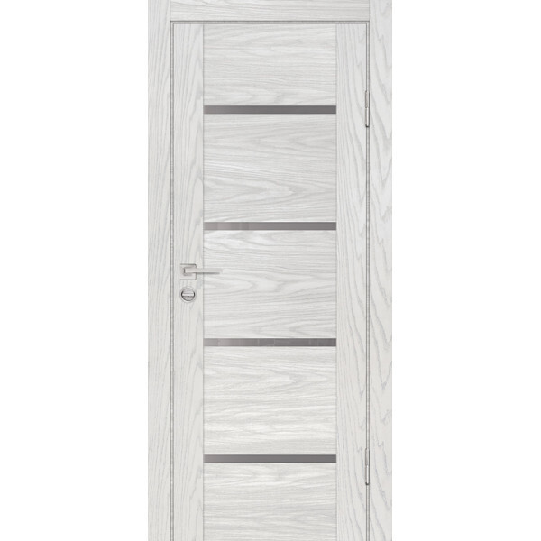 Межкомнатная дверь Graf PSM-7 серый лакобель Дуб скай бежевый (1900 х 550)